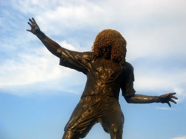 Estatua de Carlos 'El Pibe' Valderrama