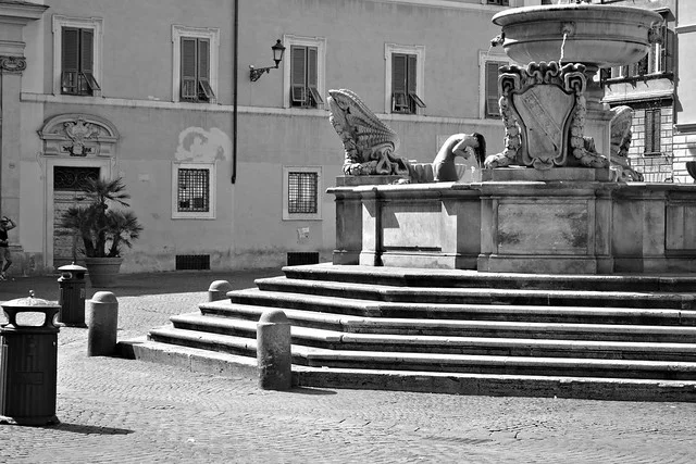 Plaza de Santa María en Trastévere