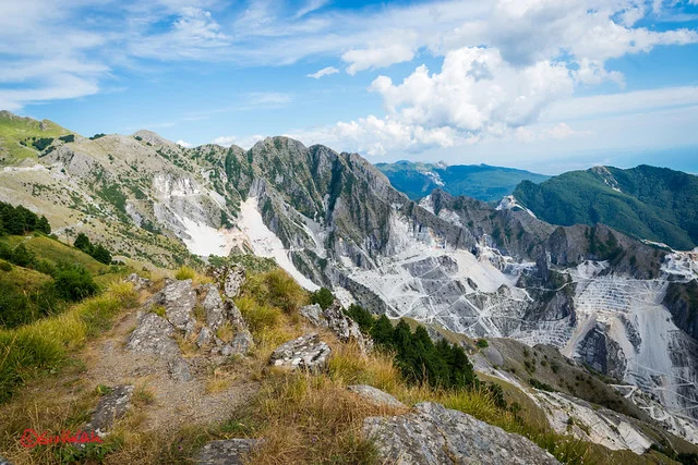Cantera de mármol de Carrara