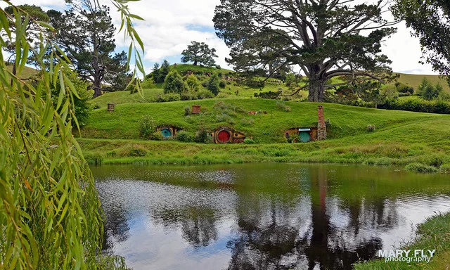 Set cinematográfico de Hobbiton