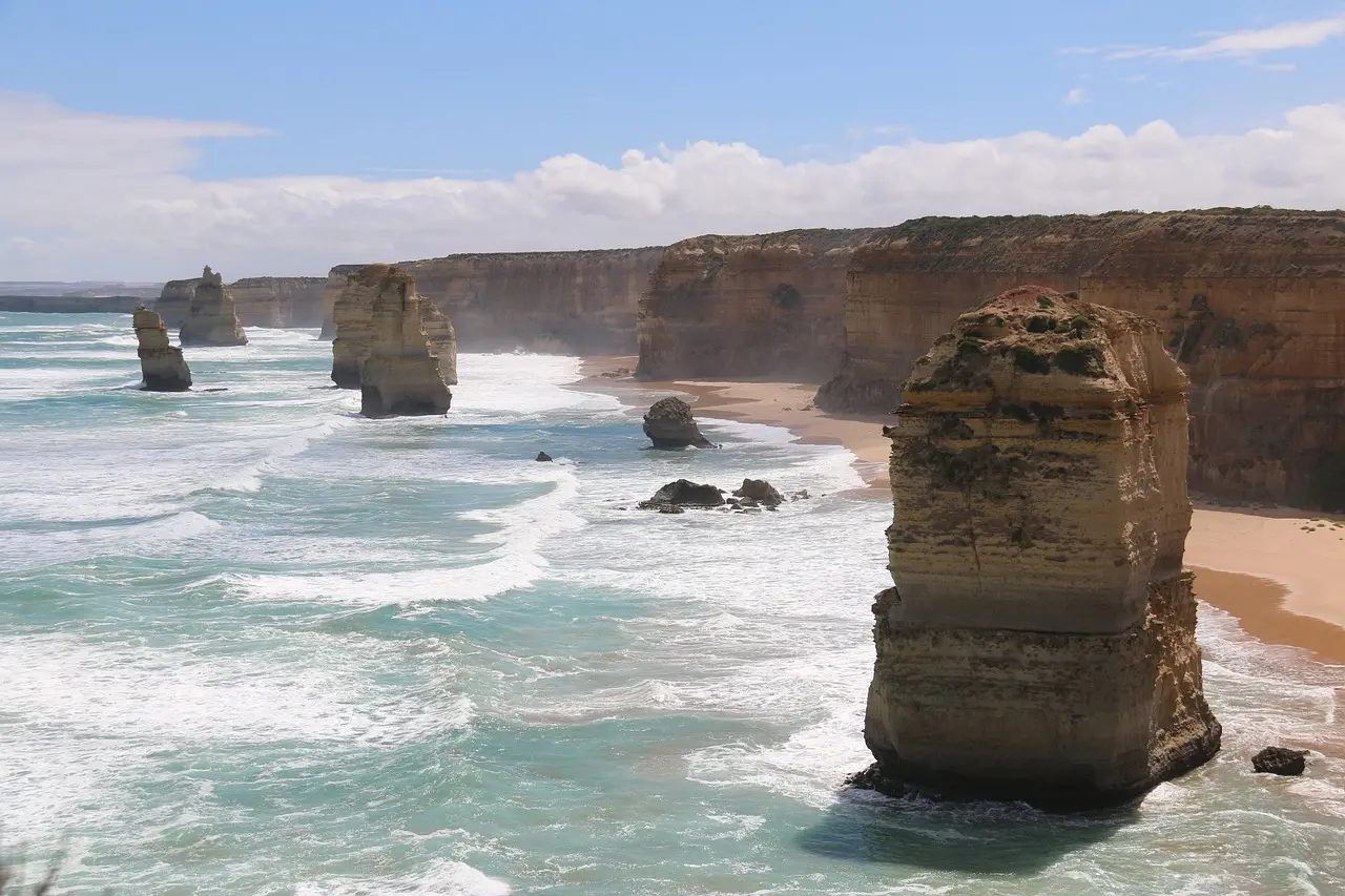 Los icónicos Doce Apóstoles en la Gran Carretera Oceánica, Victoria, Australia Los Doce Apóstoles en la Gran Carretera Oceánica